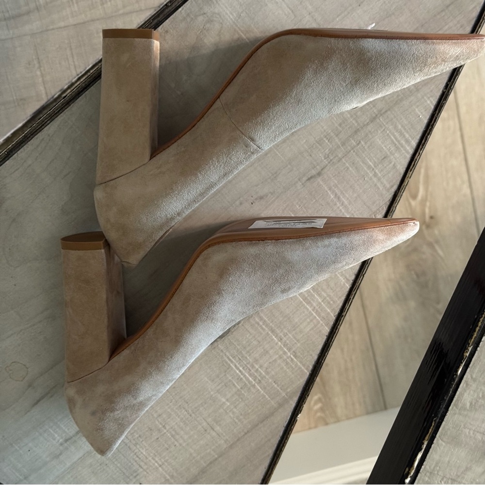 NWT Jeffrey Campbell Suede Potent Toe Pump - Picture 6 of 12